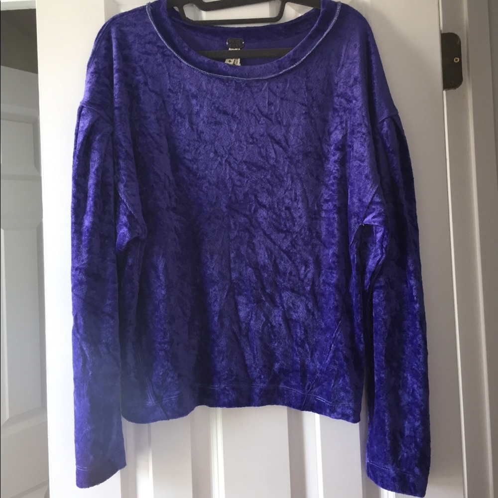 We The Free// Free People Purple Long Sleeve - Picture 1 of 3